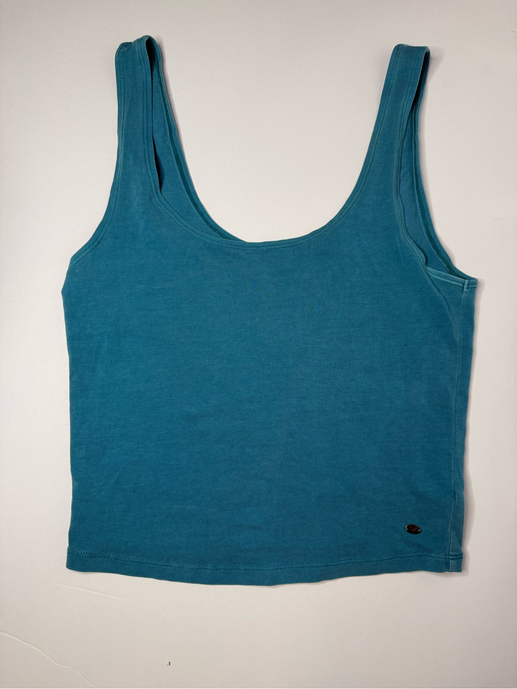 American Eagle Outfitters Teal Scoop Neck Tank